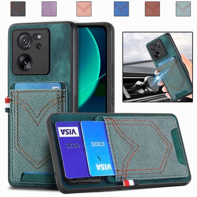 Slim Demin Card Slot Phone Case For Xiaomi 11T Poco M4 Pro X3 Redmi Note 10 11