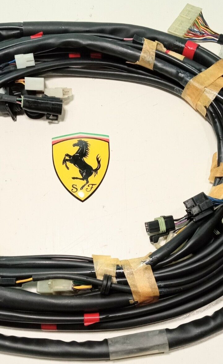 Ferrari Mondial T Coupe Rear Wiring Harness_Electrical Connection Cables_146272