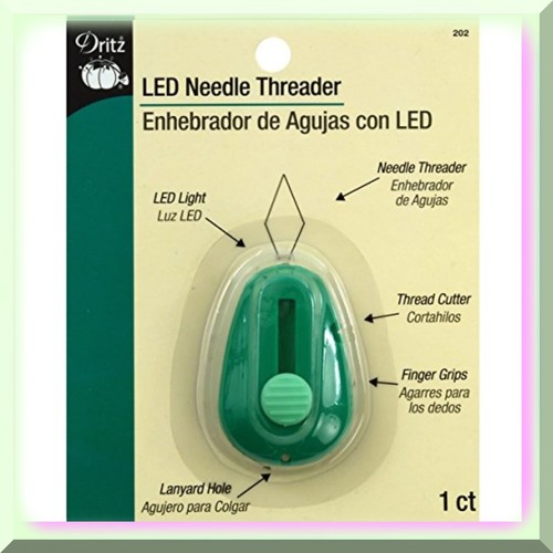 GlowStitch LED Needle Threader & Cutter - Vibrant Green - Picture 4 of 6