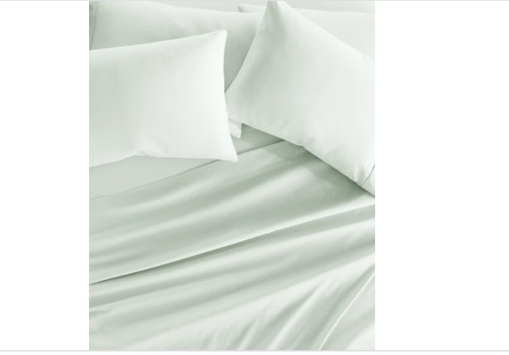 Kaycie Gray Microfiber 4-Pc. Sheet Set, Twin XL - Light Green - Image 3 of 4