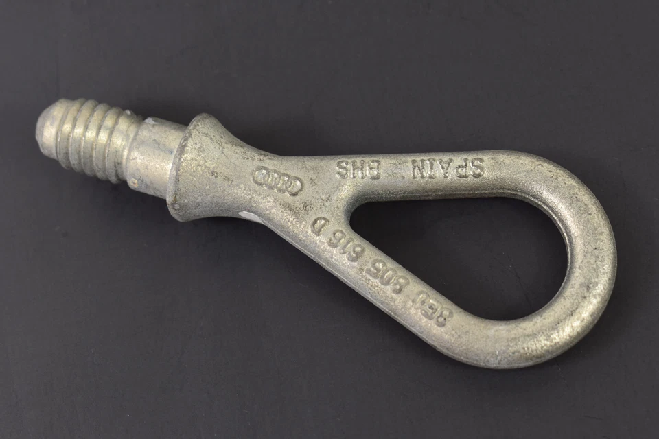 Gancho de remolque de emergencia para Audi A6 Quattro 2005-2011 ojo de bisagra de remolque OEM 8E0805616D Foto 4 de 4