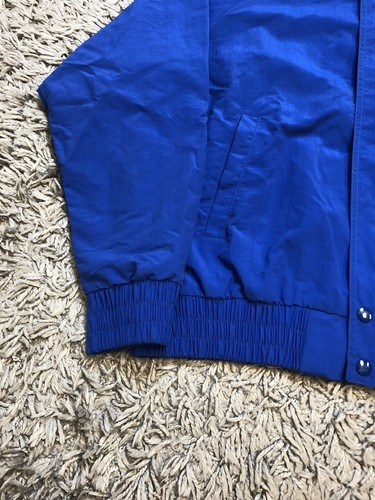 VINTAGE 90s Caesars Embroidered Zip Jacket Size Large USA Made Men's Blue Coat - Picture 8 of 18