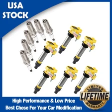 SET OF 6 IGNITION COILS & SPARK PLUGS FOR GMC Acadia Canyon Terrain 3.6L UF569