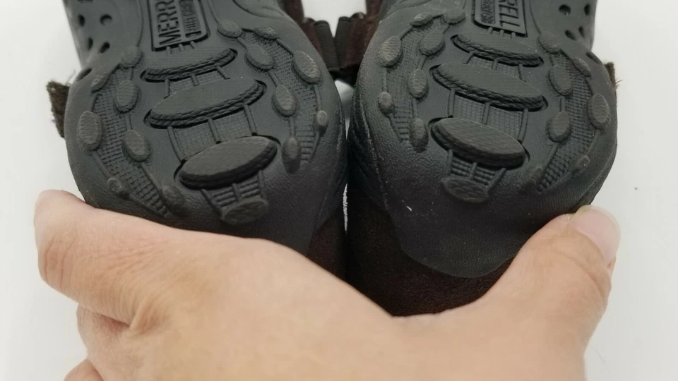 Merrell Jungle Moc Sport MJ Brown Leather Shoes Kids Size 4.5 - Image 3 of 4