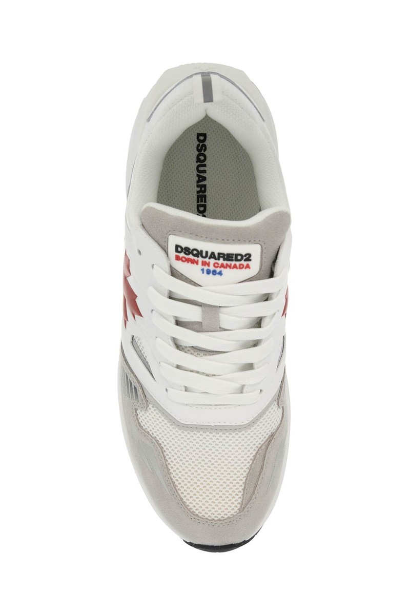 スニーカー DSQUARED2 Men Sneakers White SNM037601503805 M1747 Sneakers Dash DSQUARED2 Tg. 8 US SNM037601503805 M1747 White