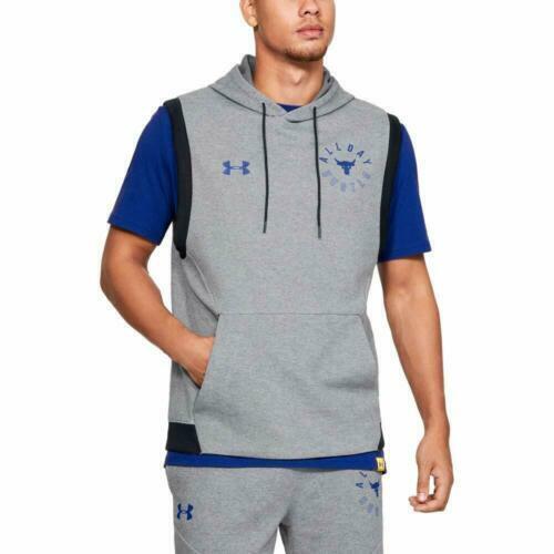 NWT Under Armour Project Rock Mens XL Sleeveless White NWT Under Armour Project Rock Mens XL Sleeveless White