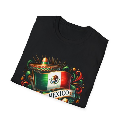 Viva Mexico T-Shirt, Unisex Softstyle Tee for Cinco de Mayo, Festival Wear, - Picture 5 of 25