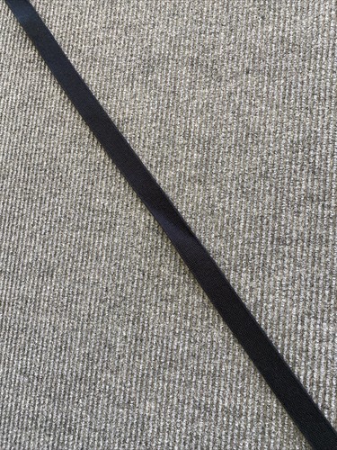 Gürtel Herren 46 schwarz Canvas schwarz Metallschnalle - Bild 5 von 11
