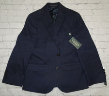 Lauren Ralph Lauren Boy's Classic Suit Separate Jacket Big Kids Navy 8 Big Kid