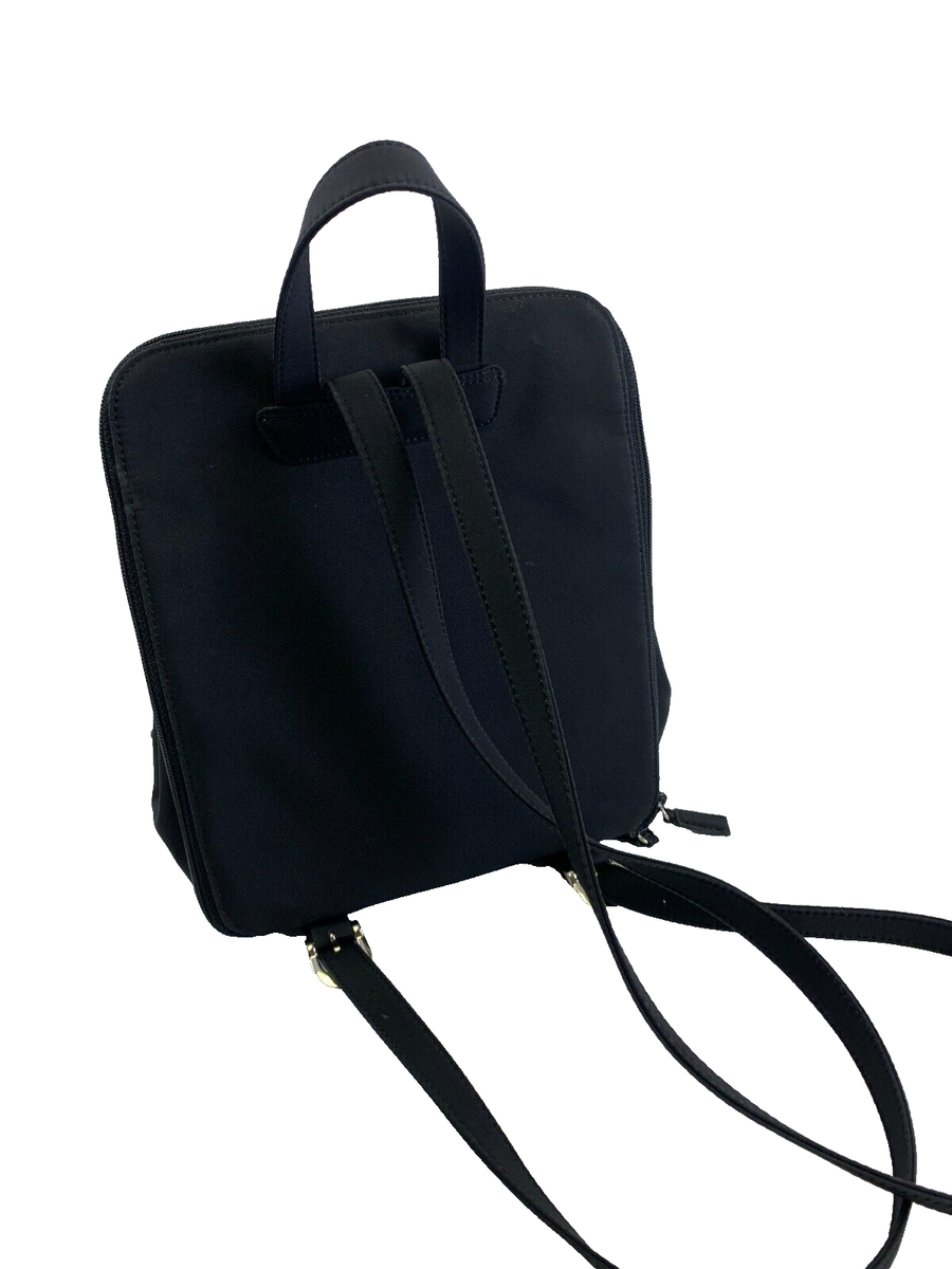 Vintage Nine West Mini Backpack Black Zip Around Rectangle  display picture 1
