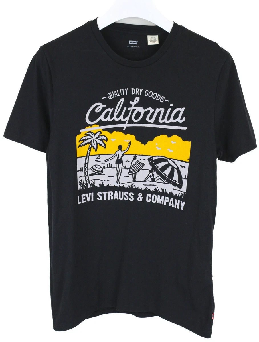 T-shirt Homme Levi's Noir Taille M - Coupe Vintage, 100% Coton (Très Bon état)
