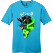 NEW Art Society PLAGUE DOCTOR LIGHT TURQUOISE Tee Shirt SM-4XLARGE MADE IN USA