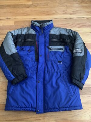 Vintage Outdoor Exchange Down Insulated Puffer Jacket Coat With Hoodie (Size 18)