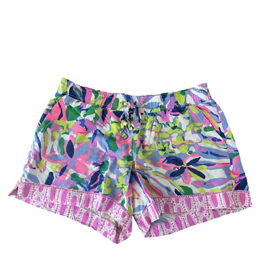 Lilly Pulitzer 5'' Katia Shorts Size XS Multicolor Drawstring Resort Vacation