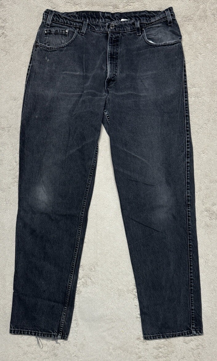 Vintage Levis 545 Jeans Mens 38x36 Black Loose Fit Straight Vintage Levis 545 Jeans Mens 38x36 Black Loose Fit Straight