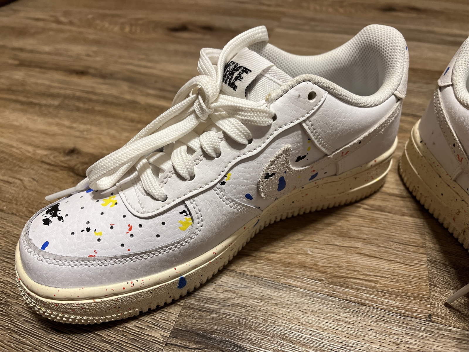 Nike Air Force DJ2598100 Paint SplatterWhite Sail S… Gem