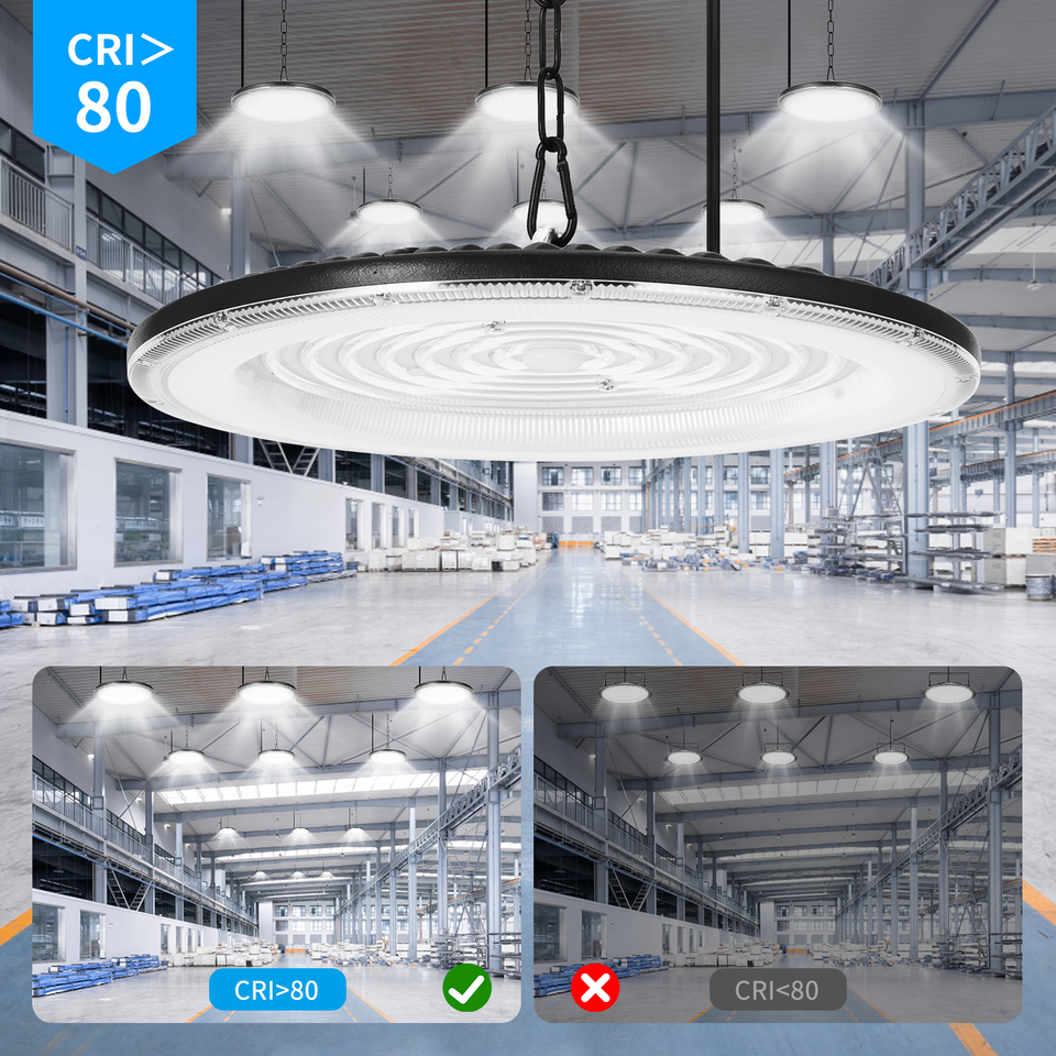 4X 800W High Bay LED Light UFO Industrial Shed Warehouse Factory Farm