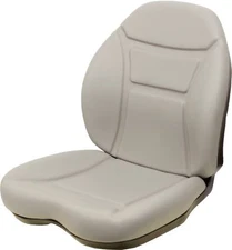 Milsco CR100 or KM 336 Complete Cushion Kit - Replacement cushions  - Gray