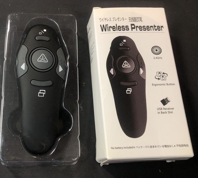 USB PRESENTATION CLICKER with Laser Pointer - 2.4MHz  WIRELESS SKU: D22-X0-US