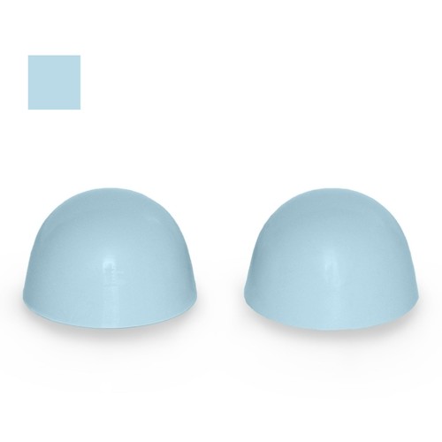 Crane Replacement Plastic Toilet Bolt Caps - Set of 2 - POWDER BLUE - Picture 2 of 3