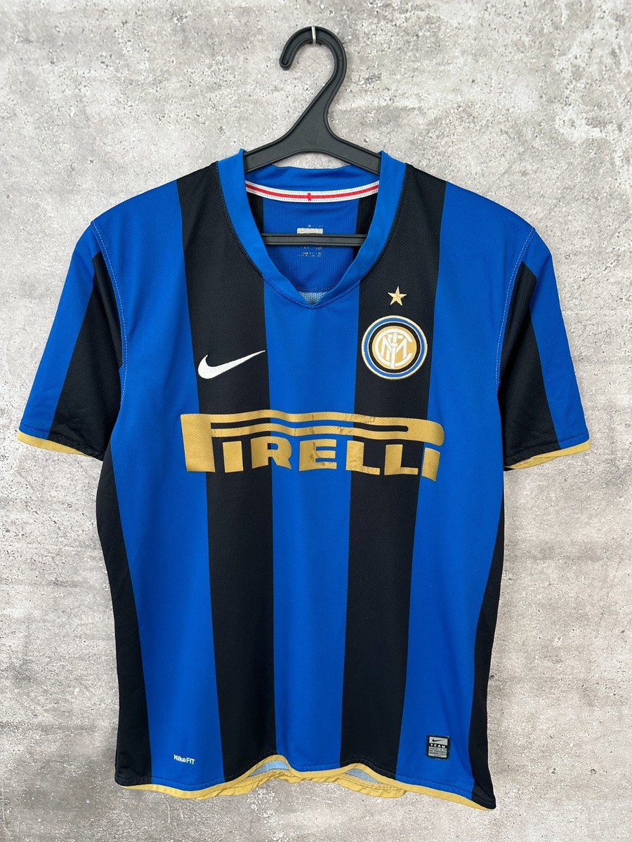 INTER MILAN 2008 2009 HOME FOOTBALL SHIRT #45 BALOTELLI NIKE