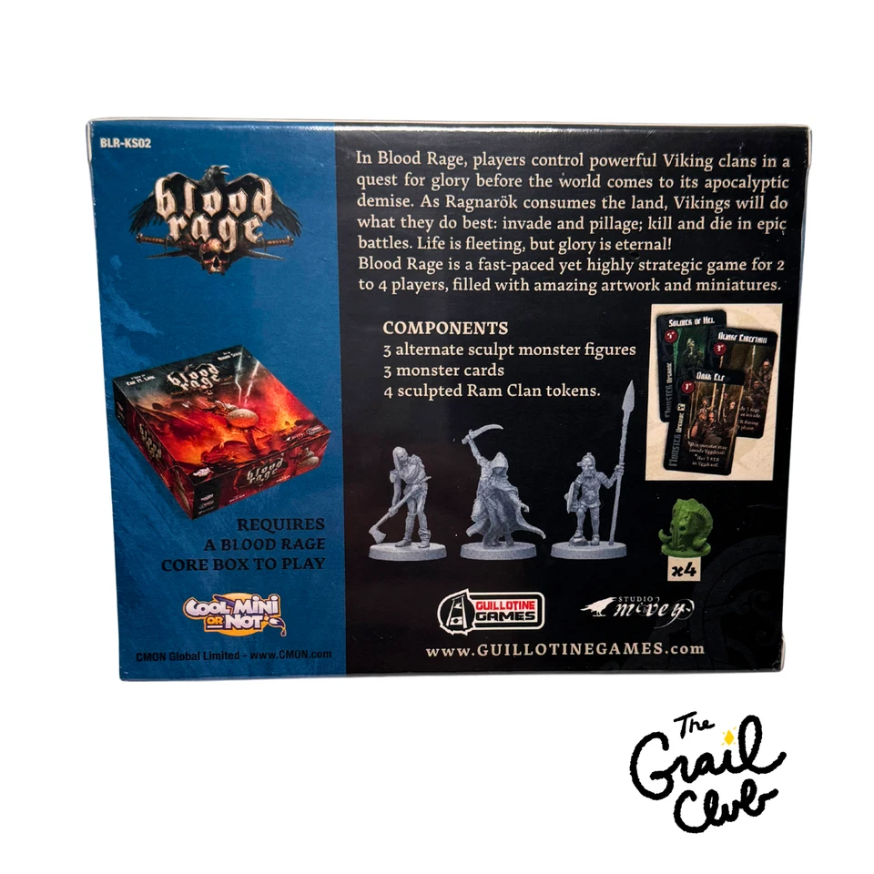 Blood Rage 5th Player Extras - BLR-KS02 - Kickstarter - New/Sealed - Free Ship - Image 2 of 4