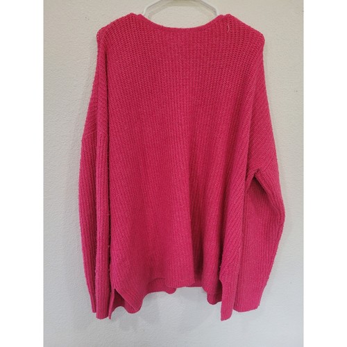 Caslon Women's Pink V-Neck Knit Sweater Size 2X #14 - Picture 2 of 5