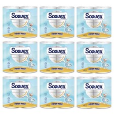 SOAVEX PRESTIGE 36 Rotoli Carta igienica 3 v. 170 strappi pura cellulosa 1DSA
