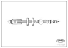 Flexible de frein Peugeot 605
