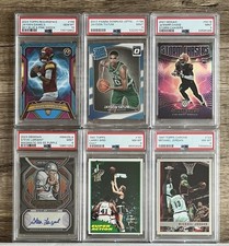 (6) Basketball/Football PSA Graded Card Lot Jordan Bird RC’s CASE HIT AUTO $$$