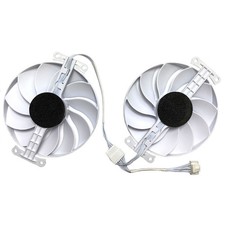 Graphics Card Fan Cooler Cooling Fan for ASUS RTX4060 4060ti DUAL WHITE Gaming
