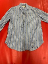 GUCCI Striped Floral Print Long Sleeve Shirt #PG2CYJ