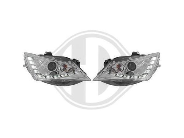Designsatz Scheinwerfer Dragon Lights Chrom FüR Ibiza 2012-2015-image