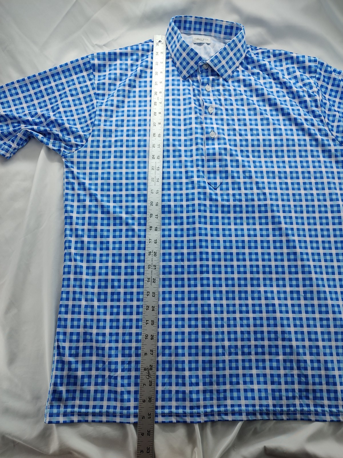 Collars and Co Blue Windowpane Performance The Dr… - image 6