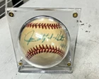 Jim Catfish Hunter Signed American League Baseball - HOF 1987