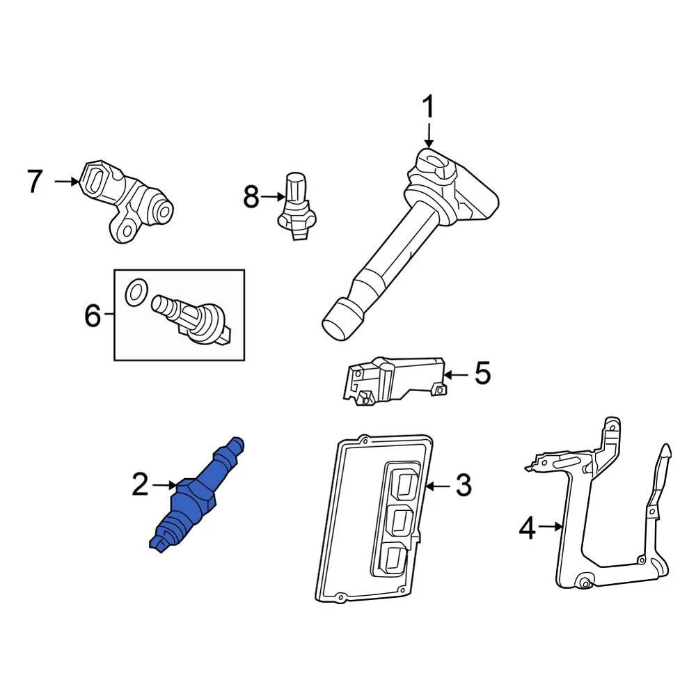 For Honda Accord 2008-2017 Honda 12290R70A01 Spark Plug