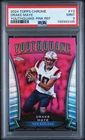 2024 TOPPS CHROME YOUTHQUAKE PINK REFRACTOR #Y2 DRAKE MAYE ROOKIE RC PSA 9