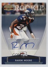2011 Panini Gridiron Gear Rookie Platinum Signatures 16/25 Rahim Moore Auto 17pt