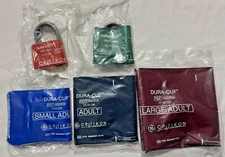 Set Of 5 Critikon Dura-Cuf Blood Pressure Cuffs 2200, 2201, 2202, 2203, 2204