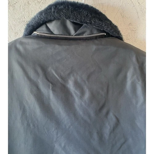 VTG Timber King Waist Flight Jacket Navy Mens Large Rare!! FREE SHIPPING image 14