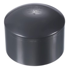 2-1/2" UPVC Pipe End Cap Fitting, Plug Socket Adapter Smooth Finish