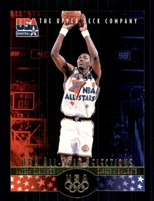 1996 Upper Deck Hakeem Olajuwon USA #222