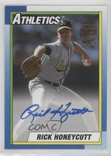 2019 Topps Archives Fan Favorite 1990 Design Rick Honeycutt #FFA-RH Auto 0o9