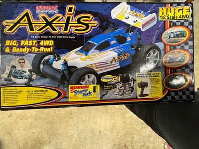 **BRAND NEW*** DURATRAX Vtg.  NITRO AXIS RTR 1/8 RC BUGGY RC CAR 4WD RARE