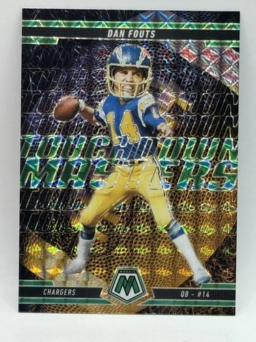 2025 Panini Mosaic #17 Dan Fouts Touchdown Masters Mosaic Green Chargers