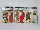 Vintage 1985 G.I. JOE Footloose, Vipers & Dusty Cardbacks