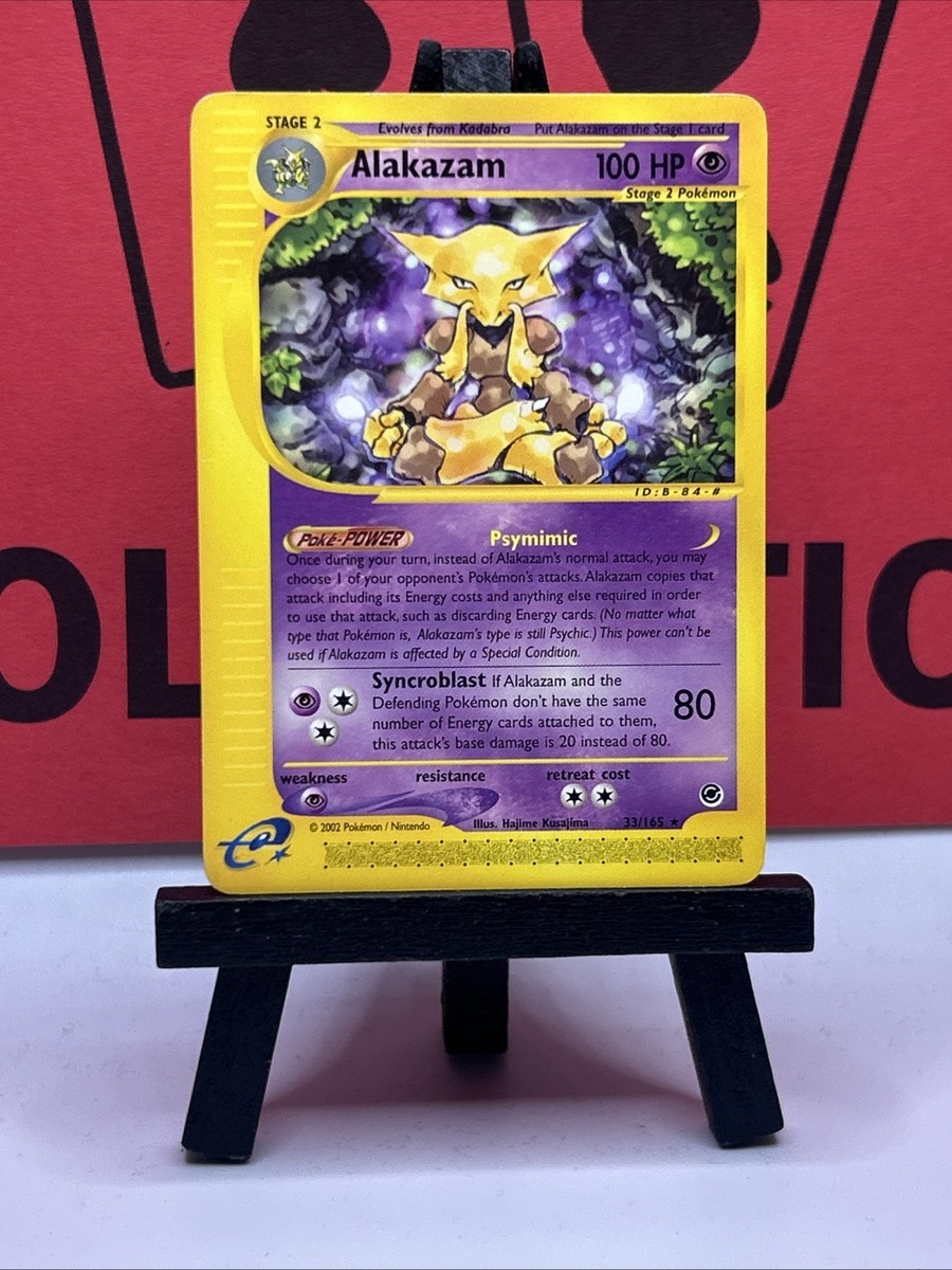 Alakazam 33/165 Expedition Base Set Regular Non Holo Rare Pokemon