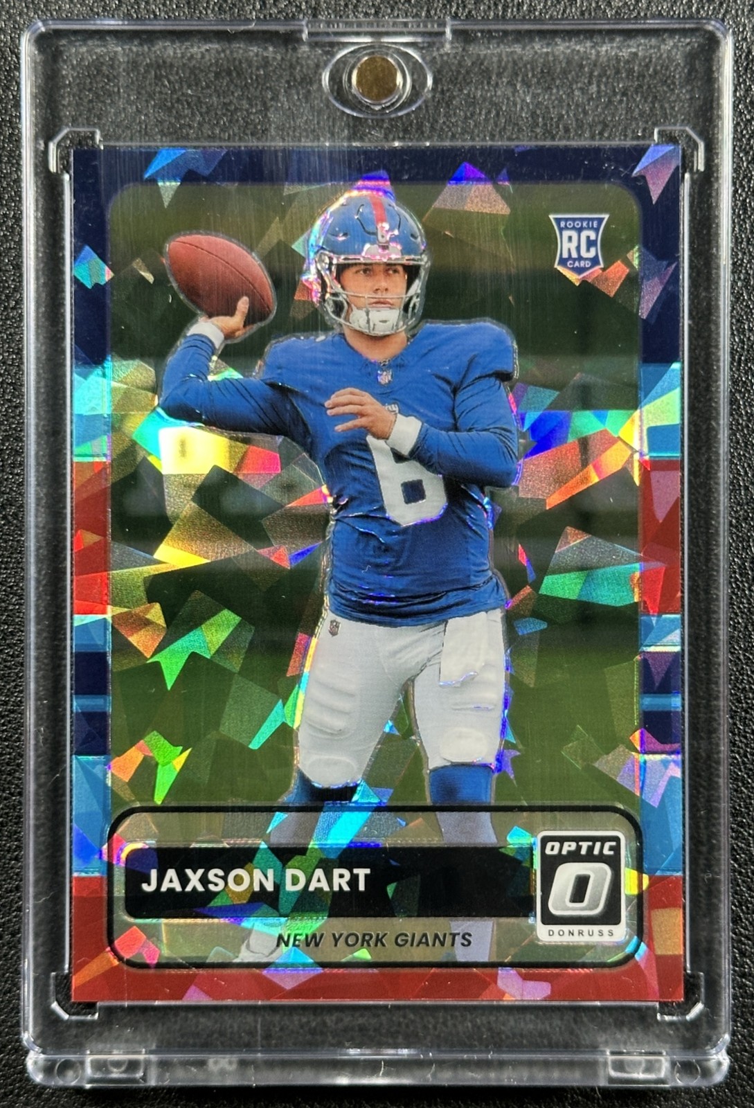 JAXSON DART 2025 PANINI DONRUSS OPTIC #2 2015 RETRO ICE PRIZM RC 11/55 GIANTS
