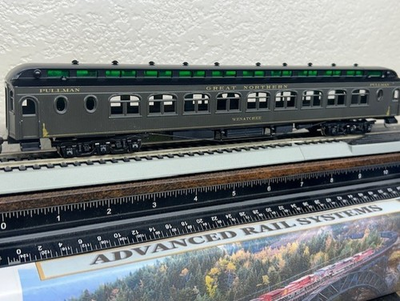 #ad #ad GREAT NORTHERN RAILWAY quot; PULLMAN PALACE WENATCHEE SLEEPER quot; HO Scale NEW OOP $99.95