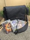 Vintage PlayStation Pack W/3 GAMES-Sonic-Heavenly Swords-Lego Star Wars +GA Bag
